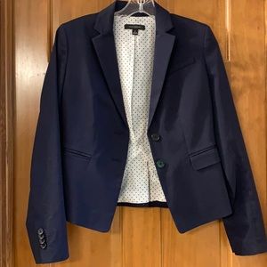 Ann Taylor navy blue suit coat